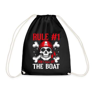 Règle 1 : Ne tombez pas du bateau Aargh Crossbone - Sac de sport léger - noir - Devant