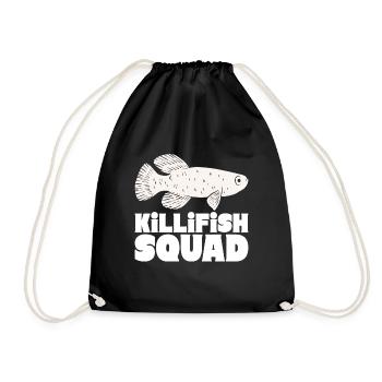 Killifisch Aquarium Amateurs de poissons - Sac de sport léger - noir - Devant