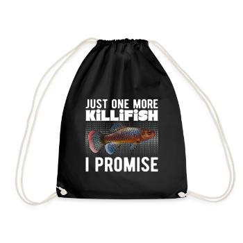 Killifisch Aquarium Amateurs de poissons - Sac de sport léger - noir - Devant
