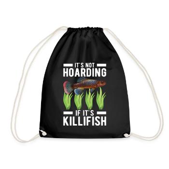 Killifisch Aquarium Amateurs de poissons - Sac de sport léger - noir - Devant