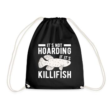 Killifisch Aquarium Amateurs de poissons - Sac de sport léger - noir - Devant