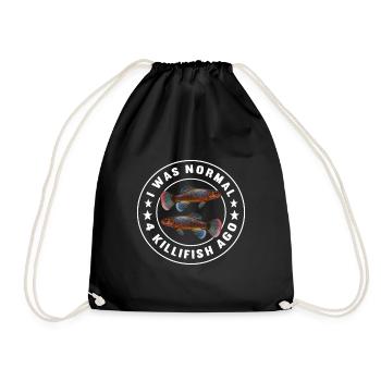 Killifisch Aquarium Amateurs de poissons - Sac de sport léger - noir - Devant