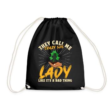 Soil Science, Naturalist - Drawstring Bag - black - Front