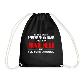 Film Cinema Film Fan Film Nerd Cineaste - Drawstring Bag - black - Front