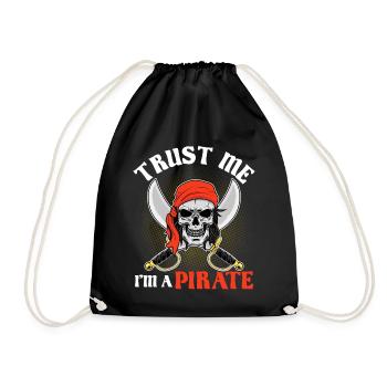 Croyez-moi, je suis un pirate Aargh Crossbone drôle - Sac de sport léger - noir - Devant