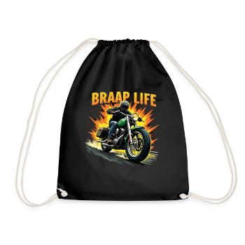 Moto Moto Moto Machine - Sac de sport léger - noir - Devant