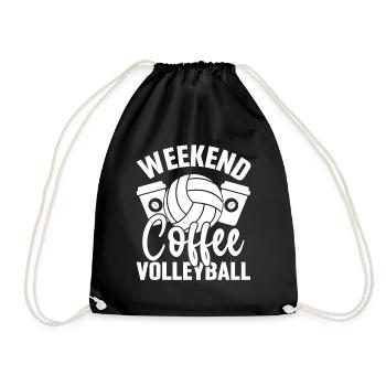 Week-end café volley-ball bosse ensemble Spike - Sac de sport léger - noir - Devant