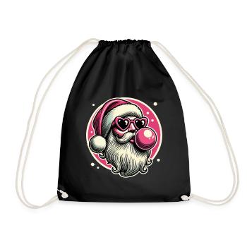 Cooler Sigma Santa Weihnachtsstil - Turnbeutel - Schwarz - Vorne