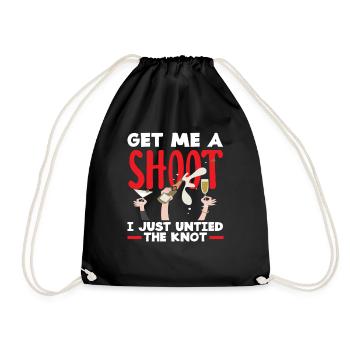 Donnez-moi une chance, je viens d’avoir le nœud - Sac de sport léger - noir - Devant