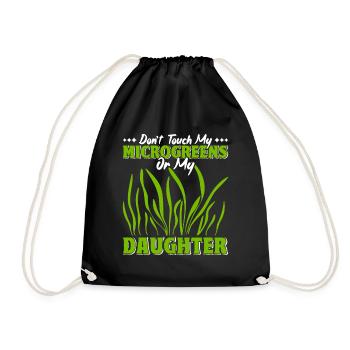 Micro-pousses Micro-pousses - Sac de sport léger - noir - Devant