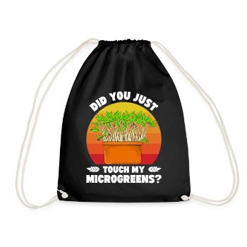 Micro-pousses Micro-pousses - Sac de sport léger - noir - Devant