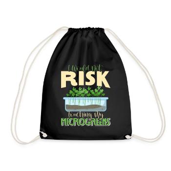 Micro-pousses Micro-pousses - Sac de sport léger - noir - Devant