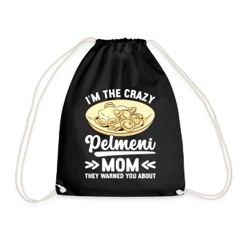 Pelmeni Russian Cuisine - Drawstring Bag - black - Front