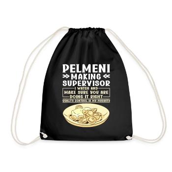 Pelmeni Cuisine russe - Sac de sport léger - noir - Devant