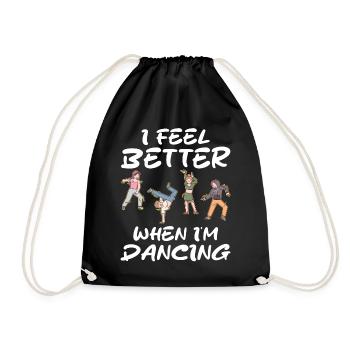 Feel The Rhythm: The Perfect Disco Party Dance - Drawstring Bag - black - Front