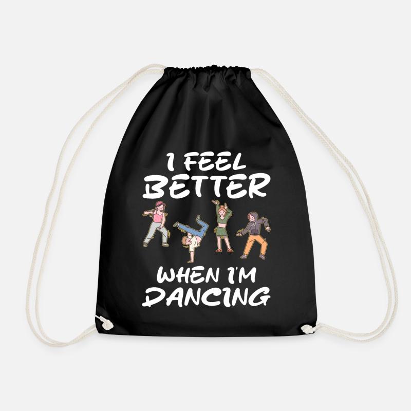 Feel The Rhythm: Das Perfekte Disco Party Dance - Turnbeutel - Schwarz
