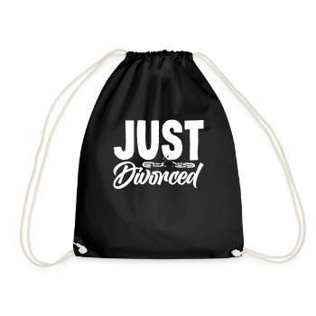 Just Divorced Freedom Celebration Of Divorce - Drawstring Bag - black - Front