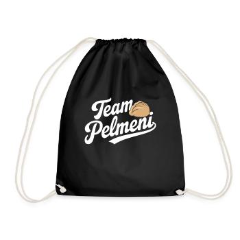 Pelmeni Russische Küche - Turnbeutel - Schwarz - Vorne
