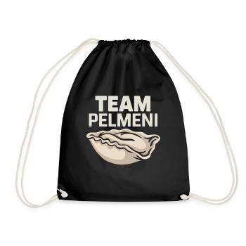 Pelmeni Russische Küche - Turnbeutel - Schwarz - Vorne