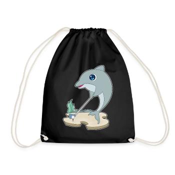 Dolphin Golf Golf Clubs - Sac de sport léger - noir - Devant