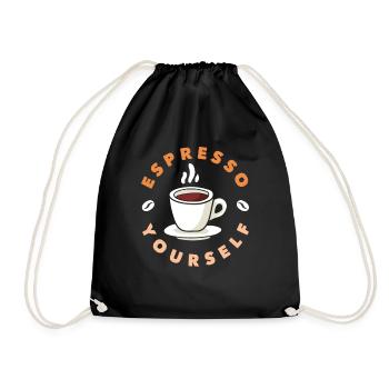 Amateur de café Espresso Yourself - Sac de sport léger - noir - Devant