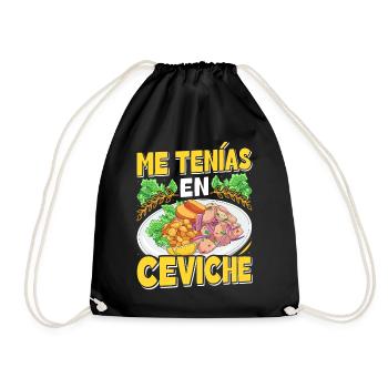 Seafood Peruvian Ceviche - Turnbeutel - Schwarz - Vorne