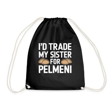 Pelmeni Cuisine russe - Sac de sport léger - noir - Devant