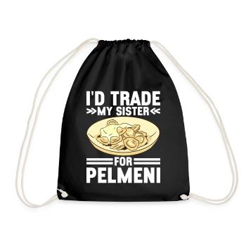 Pelmeni Cuisine russe - Sac de sport léger - noir - Devant