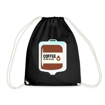 Conception de mélange supplémentaire pour les amateurs de café - Sac de sport léger - noir - Devant