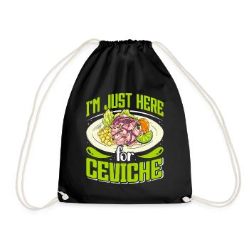 Seafood Peruvian Ceviche - Turnbeutel - Schwarz - Vorne