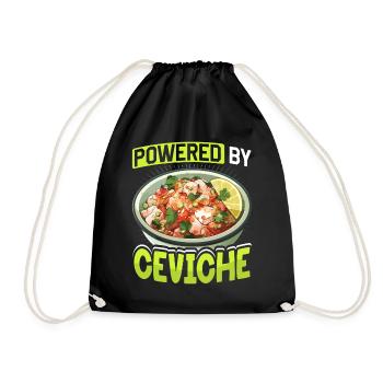 Seafood Peruvian Ceviche - Turnbeutel - Schwarz - Vorne