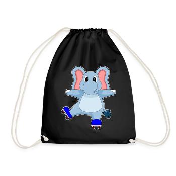 Patins en ligne Elefant Patins en ligne - Sac de sport léger - noir - Devant