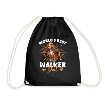 Treeing Walker Coonhound Walker Dad - Turnbeutel - Schwarz - Vorne