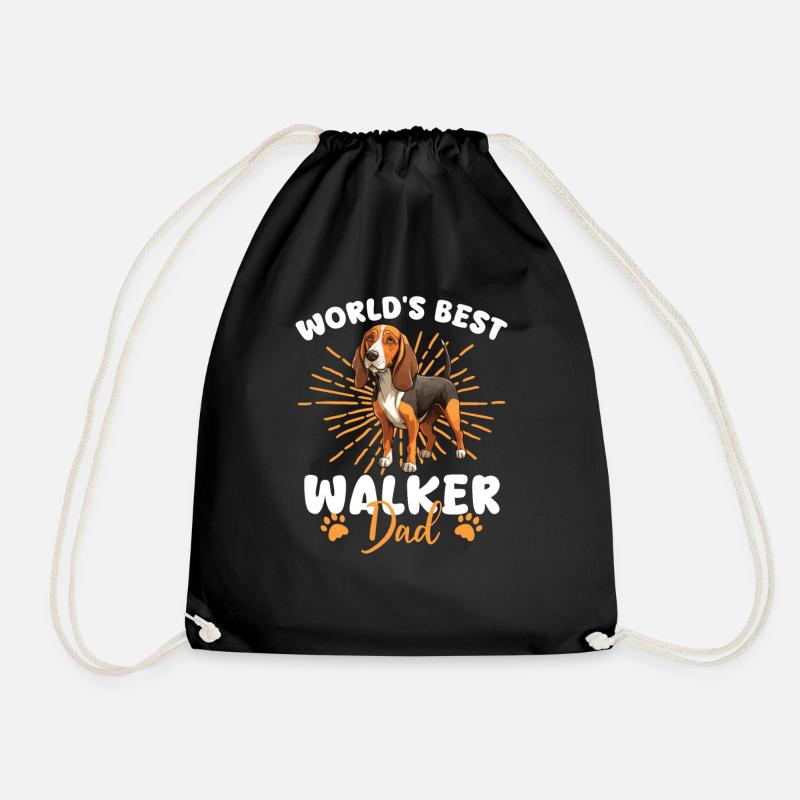 Treeing Walker Coonhound Walker Dad - Turnbeutel - Schwarz