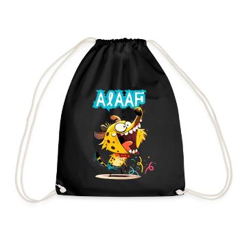 Carnaval Hyène Kölle Alaaf Costume Cologne Drôle - Sac de sport léger - noir - Devant