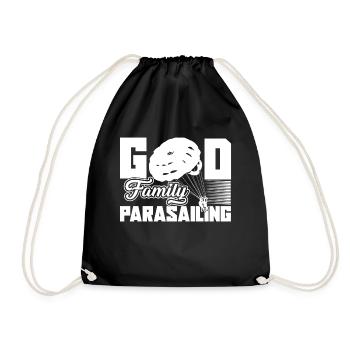 God Family Parasailing - Drawstring Bag - black - Front