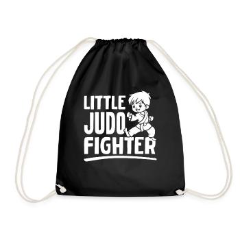 Judo Kids Judo Fighter - Little Judo Fighter - Turnbeutel - Schwarz - Vorne