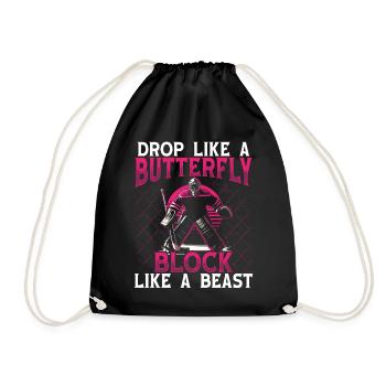 Gardien de but de hockey sur glace Gardien de but de hockey sur glace - Sac de sport léger - noir - Devant
