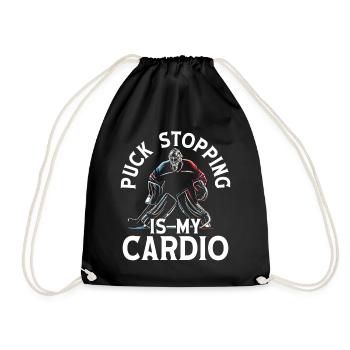 Gardien de but de hockey sur glace Gardien de but de hockey sur glace - Sac de sport léger - noir - Devant