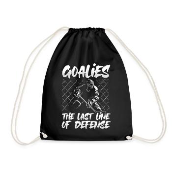 Gardien de but de hockey sur glace Gardien de but de hockey sur glace - Sac de sport léger - noir - Devant