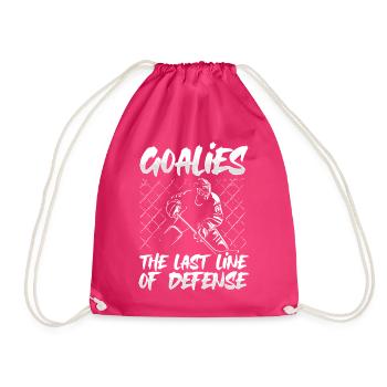Eishockey Torwart Eishockey Torhüter - Turnbeutel - Fuchsia - Vorne