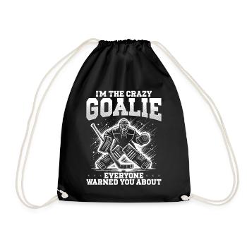 Gardien de but de hockey sur glace Gardien de but de hockey sur glace - Sac de sport léger - noir - Devant