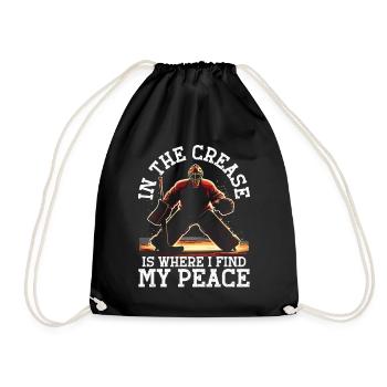 Gardien de but de hockey sur glace Gardien de but de hockey sur glace - Sac de sport léger - noir - Devant