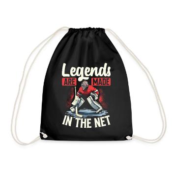 Gardien de but de hockey sur glace Gardien de but de hockey sur glace - Sac de sport léger - noir - Devant