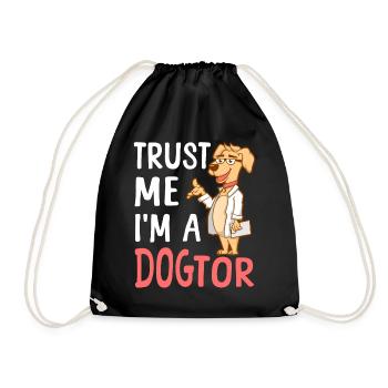 Croyez-moi, je suis un drôle de chien - Sac de sport léger - noir - Devant