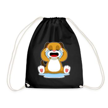 Larmes de chien - Sac de sport léger - noir - Devant