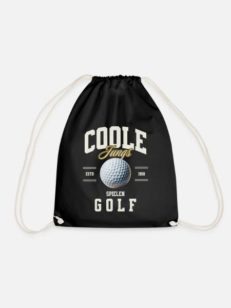 Golf - Turnbeutel - Schwarz