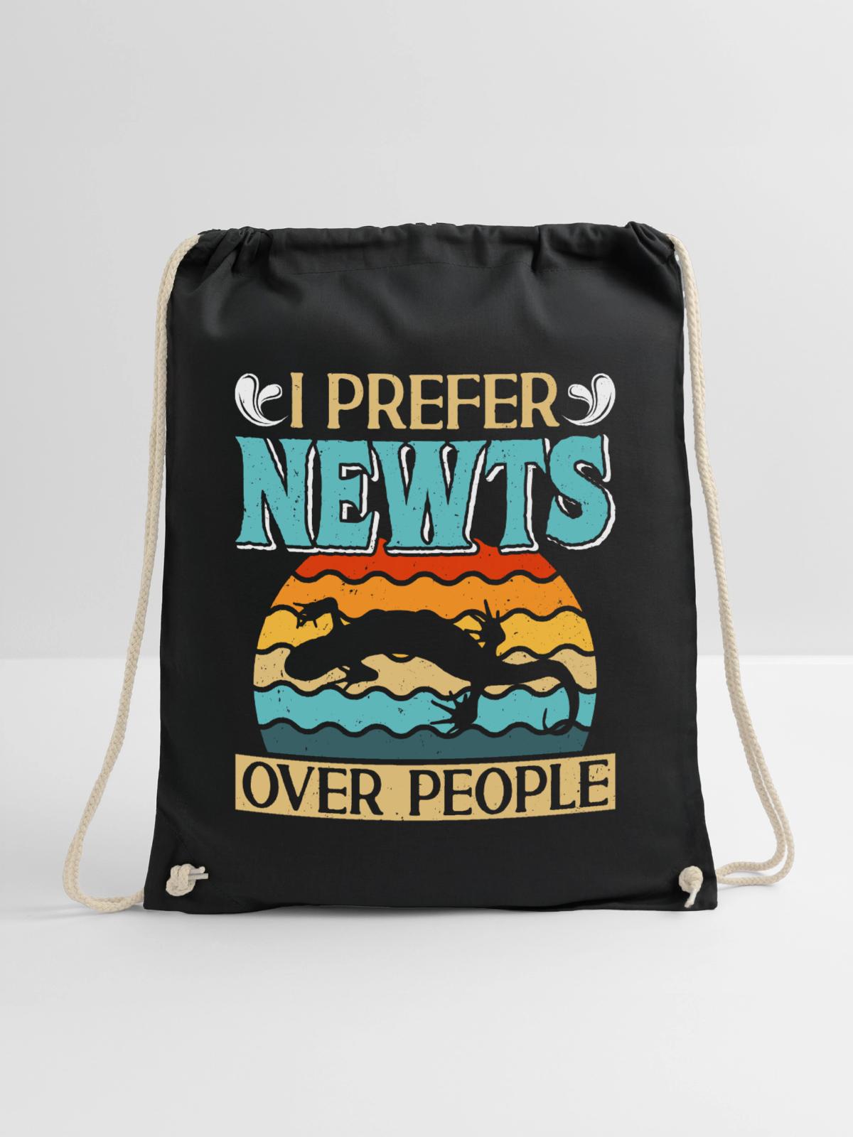 Newt - Drawstring Bag - black - Front