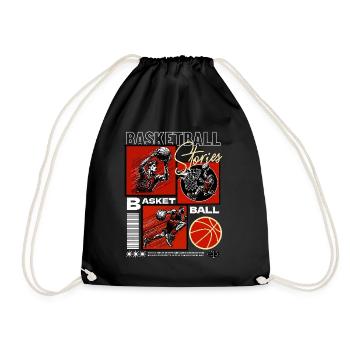 Basket-ball Joueurs de basket-ball - Sac de sport léger - noir - Devant