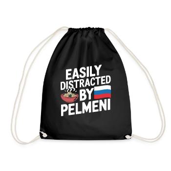 Pelmeni Cuisine russe - Sac de sport léger - noir - Devant